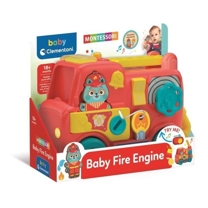 CLEMENTONI - Le camion de pompiers - Montessori CLEMENTONI - Le camion de pompiers - Montessori