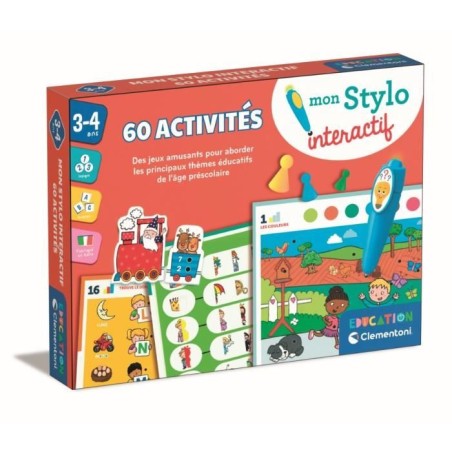 CLEMENTONI - Mon stylo interactif - 60 activités éducatives - Stylos