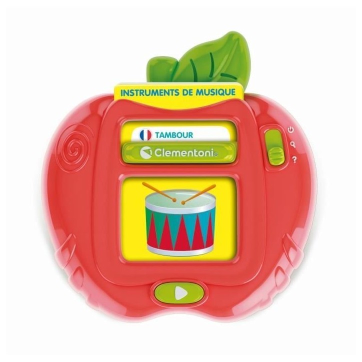CLEMENTONI - Mes 100 premiers mots Bilingue - Jouets éducatifs - 2 modes de jeux : Quiz et découverte - Sons et comptines