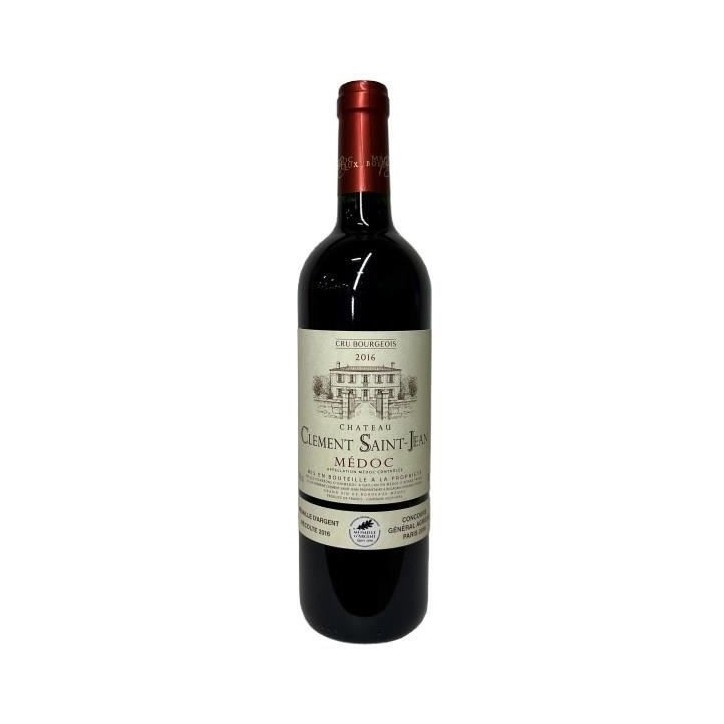 Château Clément Saint-Jean 2016 Médoc - Vin rouge de Bordeaux