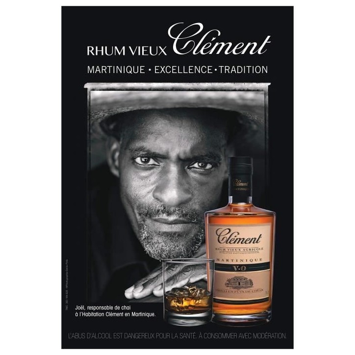 Rhum Clément VO - Rhum agricole vieux - 40%vol - 100cl