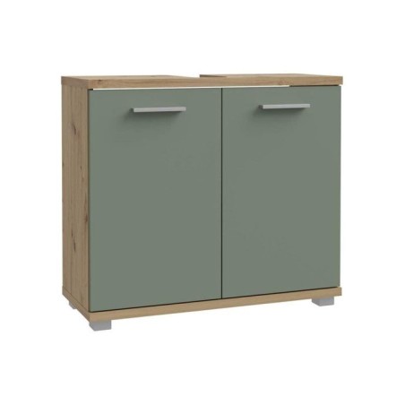 CHAMP - Meuble sous-lavabo - 2 portes - 69,9 x 28,9 x 62 cm - Chene ar
