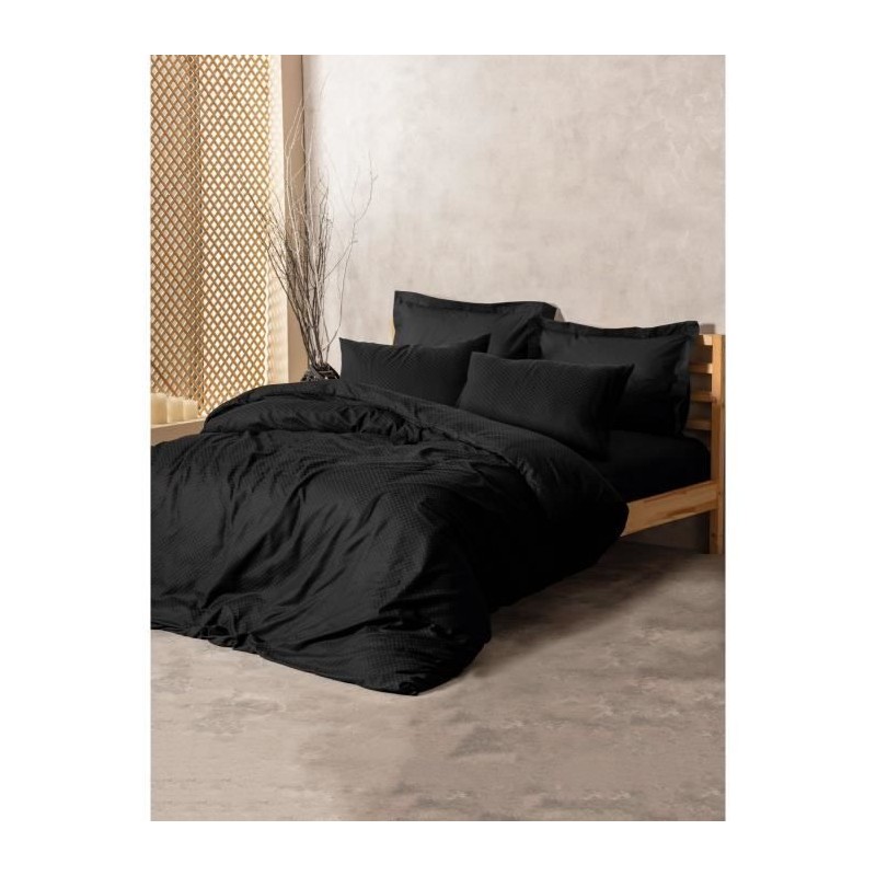 Parure de lit - 1 housse de couette 220 x 240 cm + 2 taies d'oreiller Parure de lit - 1 housse de couette 220 x 240 cm + 2 taies d'oreiller