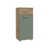 CHAMP - Meuble bas de salle de bain - 40,2 x 28,9 x 87,6 cm - Chene ar