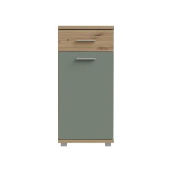 CHAMP - Meuble bas de salle de bain - 40,2 x 28,9 x 87,6 cm - Chene ar