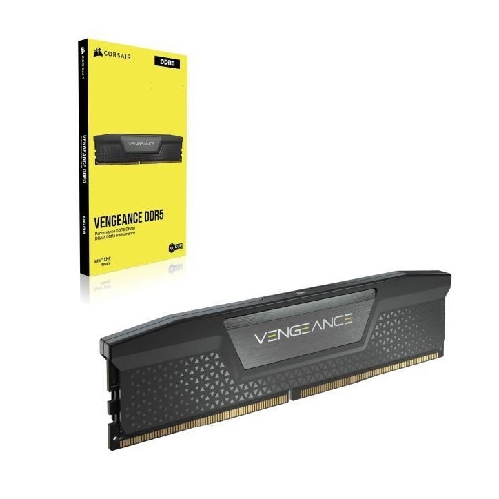 CORSAIR Vengeance 16GB 1x16GB - DDR5 5200MHz - CAS40 - Black (CMK16GX5M1B5200C40)
