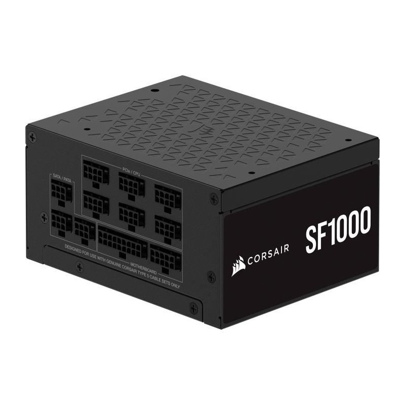 Alimentation modulaire SFX - CORSAIR - SF Series SF1000 - 80 PLUS Plat Alimentation modulaire SFX - CORSAIR - SF Series SF1000 - 80 PLUS Plat