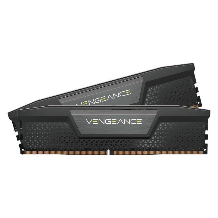 Mémoire RAM - CORSAIR - Vengeance DDR5 - 32GB 2x16GB DIMM - 5200MT/s - Optimisé pour AMD - Unbuffered - 1.25V - Noir Mémoire RAM - CORSAIR - Vengeance DDR5 - 32GB 2x16GB DIMM - 5200MT/s - Optimisé pour AMD - Unbuffered - 1.25V - Noir