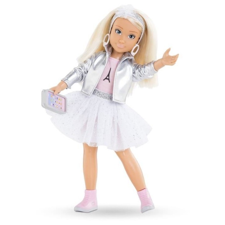 Poupée Mannequin - COROLLE - Valentine Fashion Week Paris - 28 cm - 4 accessoires - Senteur vanille - Des 4 ans Poupée Mannequin - COROLLE - Valentine Fashion Week Paris - 28 cm - 4 accessoires - Senteur vanille - Des 4 ans