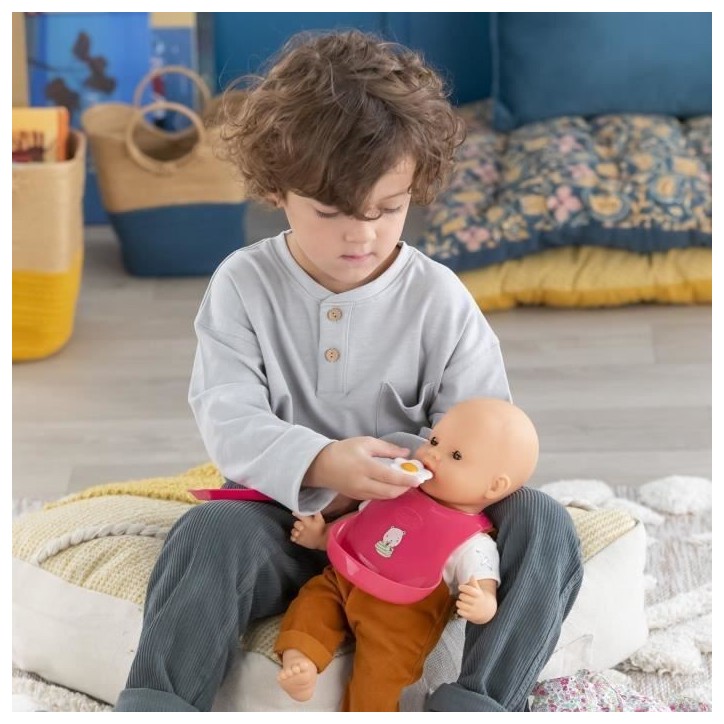 Accessoires poupon - COROLLE - Grand Coffret Repas - Pour poupon 36 et 42 cm - 11 accessoires - Des 2 ans