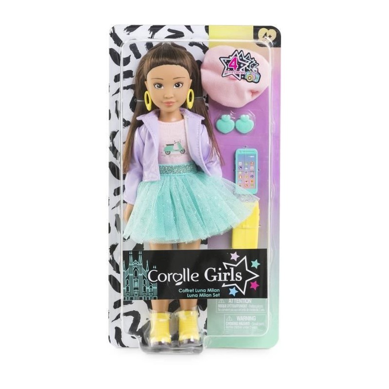 Poupée Mannequin - COROLLE - Luna Fashion Week Paris - 28 cm - 4 acce Poupée Mannequin - COROLLE - Luna Fashion Week Paris - 28 cm - 4 acce