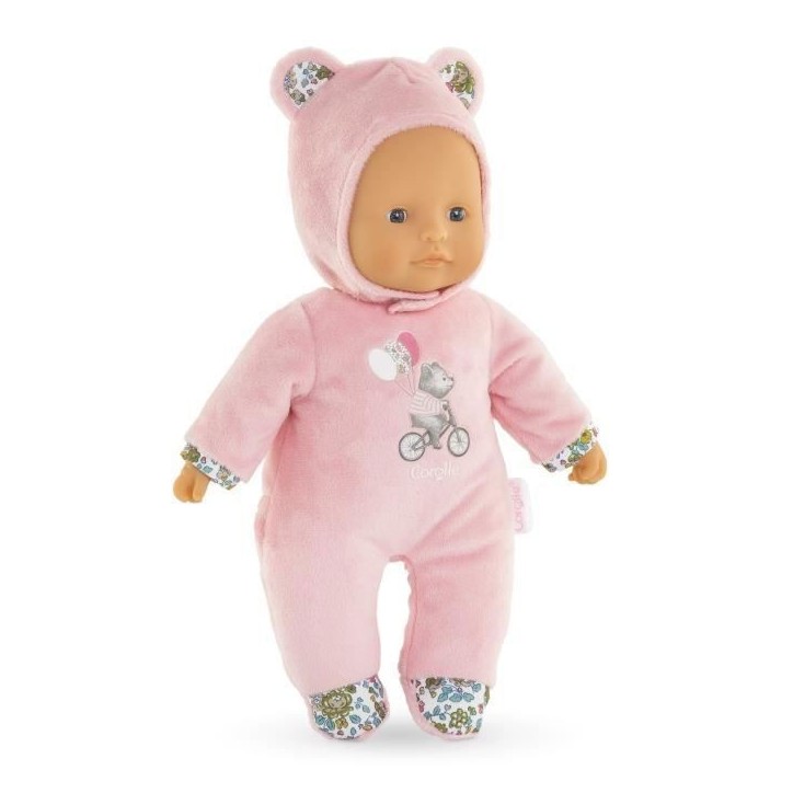 Mon Doudou COROLLE - Pti' Coeur Ours Rose - 30 cm - petit poupon - senteur de vanille - des 9 mois Mon Doudou COROLLE - Pti' Coeur Ours Rose - 30 cm - petit poupon - senteur de vanille - des 9 mois