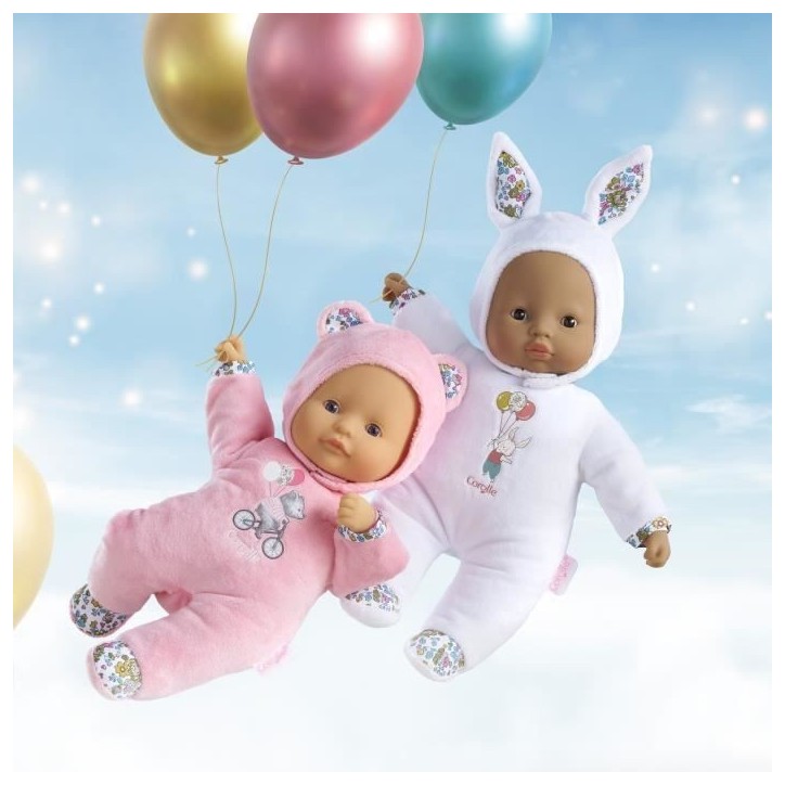 Mon Doudou COROLLE - Pti' Coeur Ours Rose - 30 cm - petit poupon - senteur de vanille - des 9 mois Mon Doudou COROLLE - Pti' Coeur Ours Rose - 30 cm - petit poupon - senteur de vanille - des 9 mois