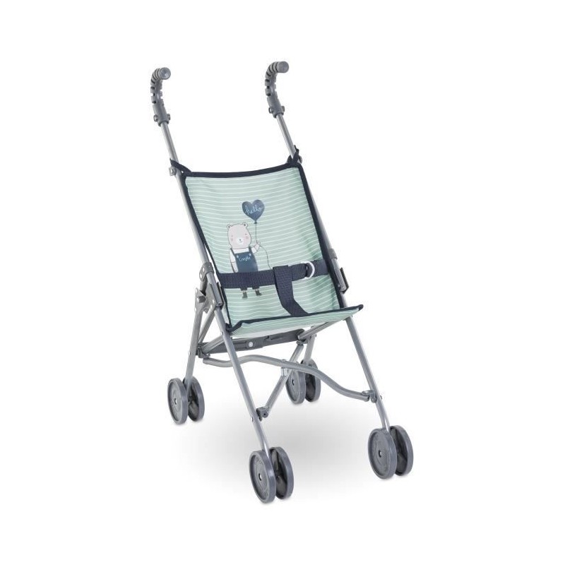 Poussette canne - COROLLE - Sauge - Légere - Pliable - Pour poupons 3 Poussette canne - COROLLE - Sauge - Légere - Pliable - Pour poupons 3