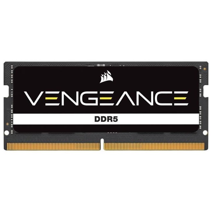 Mémoire RAM - CORSAIR - CMSX32GX5M1A5600C48 - 32 Go 1x 32 Go- VENGEANCE DDR5 5600MT/s - SODIMM - CL 48 Mémoire RAM - CORSAIR - CMSX32GX5M1A5600C48 - 32 Go 1x 32 Go- VENGEANCE DDR5 5600MT/s - SODIMM - CL 48