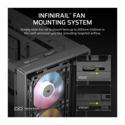 Boîtier ATX - CORSAIR - FRAME 4000D RS ARGB - Modulaire - 3 Ventilate