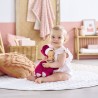 Doudou - COROLLE - Babipouce Rose Grenadine - 28 cm - senteur vanille Doudou - COROLLE - Babipouce Rose Grenadine - 28 cm - senteur vanille
