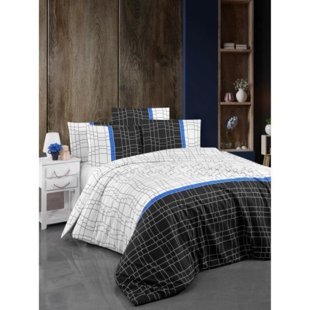 Parure de lit - 1 housse de couette 220 x 240 cm + 2 taies d'oreiller