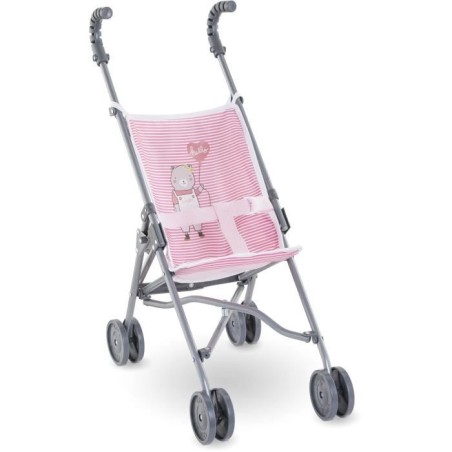 Accessoire poupon - COROLLE - Poussette canne rose pour poupon 30, 36