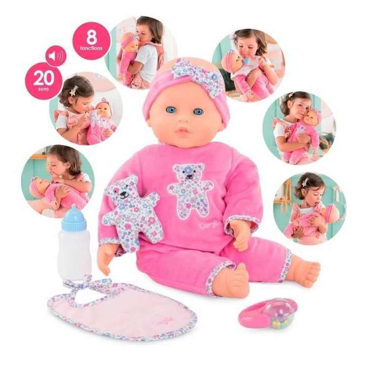 Grand poupon Lucille intéractive - COROLLE - Mon Grand Poupon - 42cm - Des 2 ans Grand poupon Lucille intéractive - COROLLE - Mon Grand Poupon - 42cm - Des 2 ans