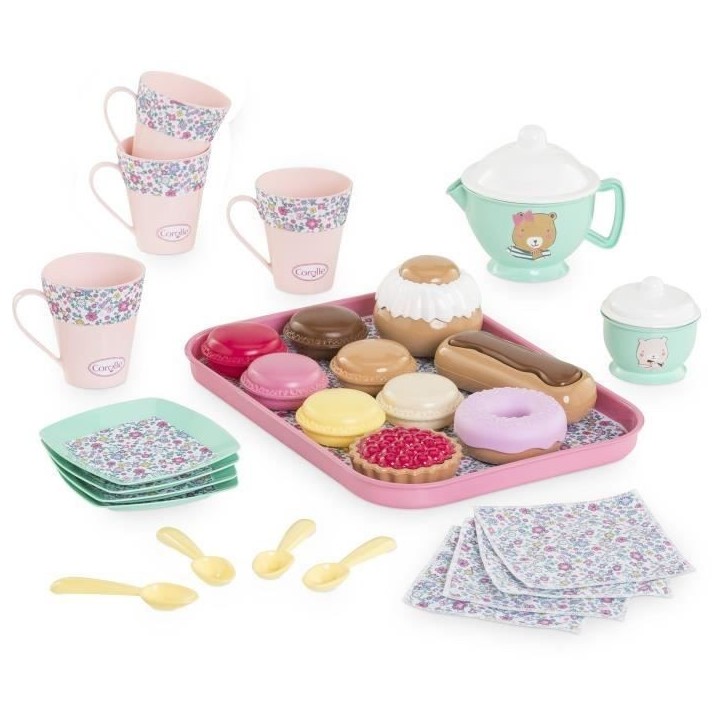 Accessoires poupons - COROLLE - Ma Dinette Thé et Goûter - 30 accessoires - des 18 mois Accessoires poupons - COROLLE - Ma Dinette Thé et Goûter - 30 accessoires - des 18 mois