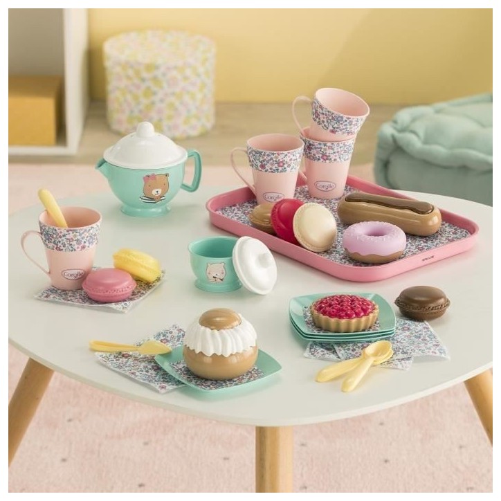 Accessoires poupons - COROLLE - Ma Dinette Thé et Goûter - 30 accessoires - des 18 mois Accessoires poupons - COROLLE - Ma Dinette Thé et Goûter - 30 accessoires - des 18 mois