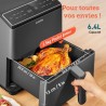 Friteuse sans huile COSORI - Dual Blaze Chef Edition - Capacité 6,4L Friteuse sans huile COSORI - Dual Blaze Chef Edition - Capacité 6,4L