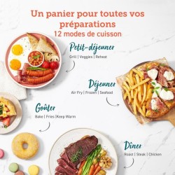 Friteuse sans huile COSORI - Dual Blaze Chef Edition - Capacité 6,4L