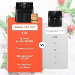 Friteuse sans huile COSORI - Premium II Chef Edition - Capacité 6,2L