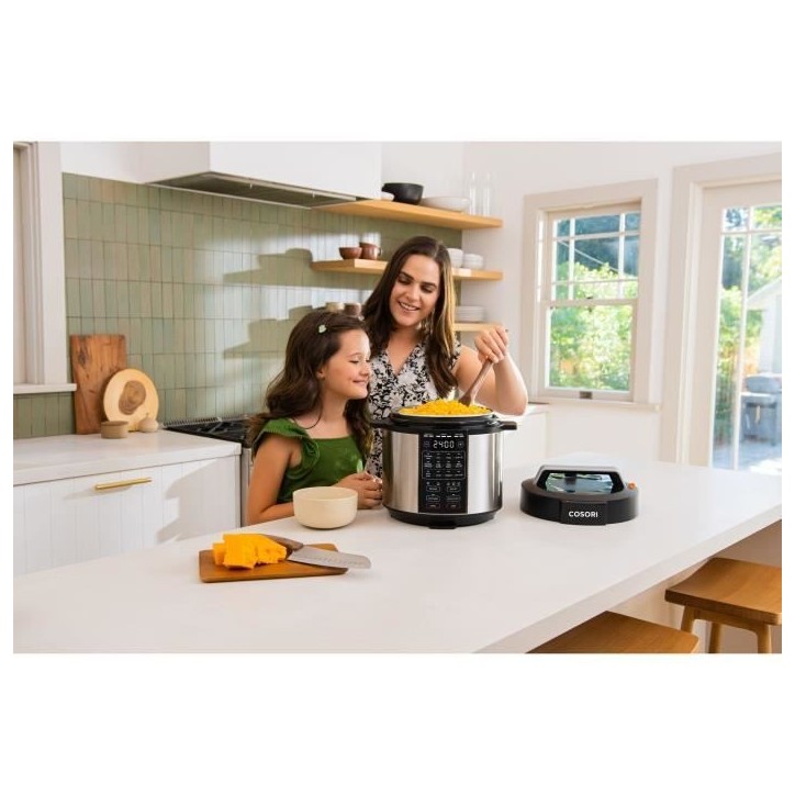 Multicuiseur COSORI - Capacité 5,7L - 12 programmes de cuisson - Jusqu'a 180°C - 1100W Multicuiseur COSORI - Capacité 5,7L - 12 programmes de cuisson - Jusqu'a 180°C - 1100W