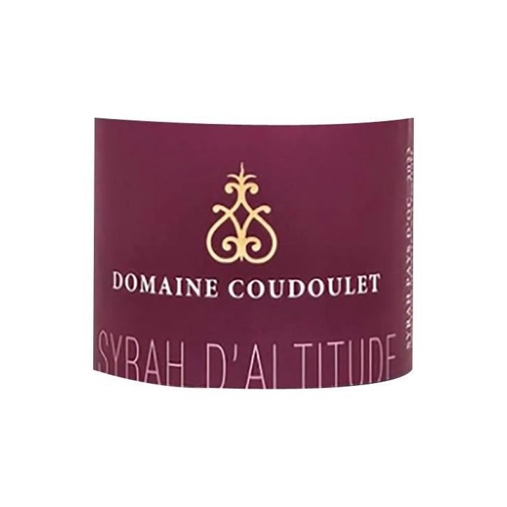 Domaine Coudoulet 2023 Pays d'Oc Syrah d'Altitude - Vin rouge de Languedoc