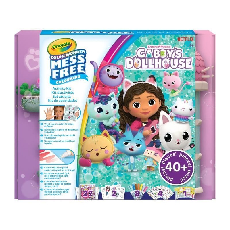 Coloriage - CRAYOLA - Color Wonder Activity Kit Gabby's Dollhouse - Co