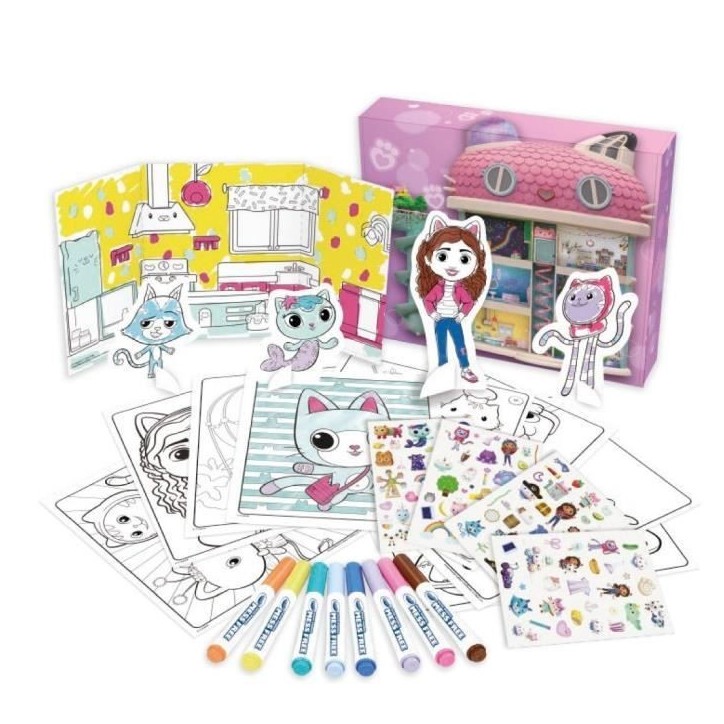 Coloriage - CRAYOLA - Color Wonder Activity Kit Gabby's Dollhouse - Coffret d'activités colorées! Des 3 ans Coloriage - CRAYOLA - Color Wonder Activity Kit Gabby's Dollhouse - Coffret d'activités colorées! Des 3 ans