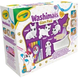 Washimals - Mes animaux a colorier - CRAYOLA - Glam Pets - Des 3 ans