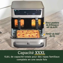 Friteuse sans huile CUISINART - Airfryer AFT13XSSE - Capacité 13,6L -