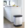 Poubelle Rectangle - DECO BIN - CURVER - 50L - Design élégant - 39 x Poubelle Rectangle - DECO BIN - CURVER - 50L - Design élégant - 39 x