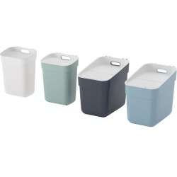 Lot de 4 Poubelles - READY TO COLLECT - CURVER - 2 x 10 L + 2 x 20 L -