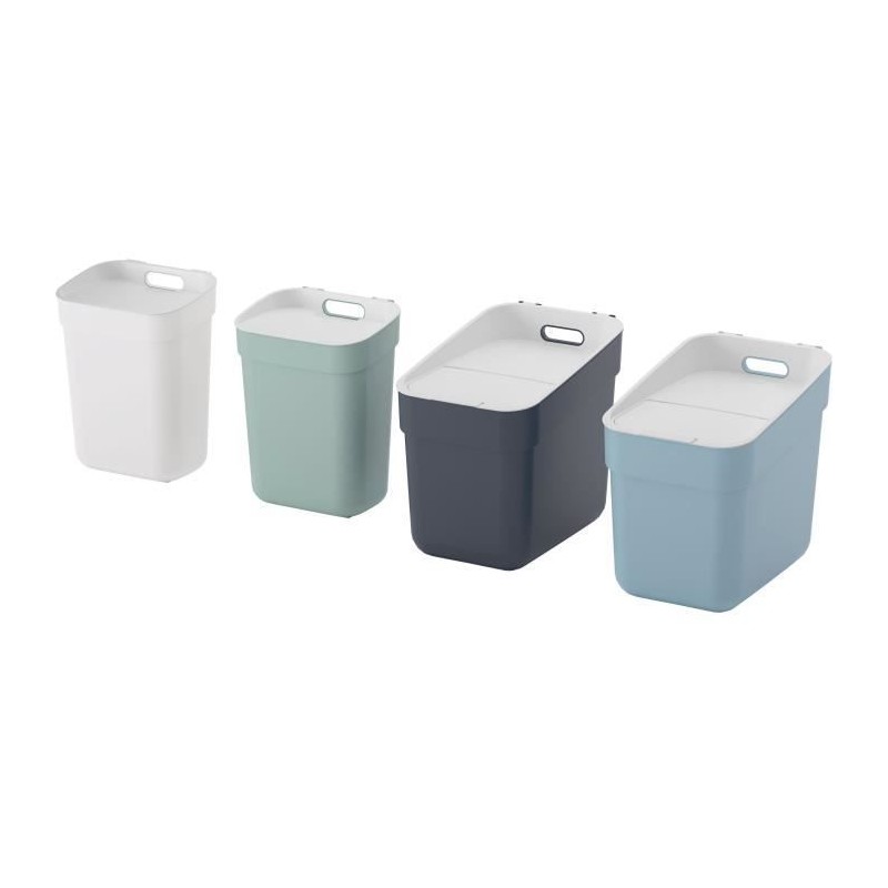 Lot de 4 Poubelles - READY TO COLLECT - CURVER - 2 x 10 L + 2 x 20 L - Lot de 4 Poubelles - READY TO COLLECT - CURVER - 2 x 10 L + 2 x 20 L -