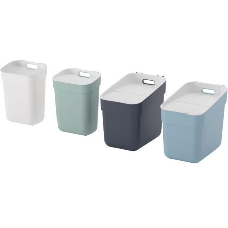 Lot de 4 Poubelles - READY TO COLLECT - CURVER - 2 x 10 L + 2 x 20 L -