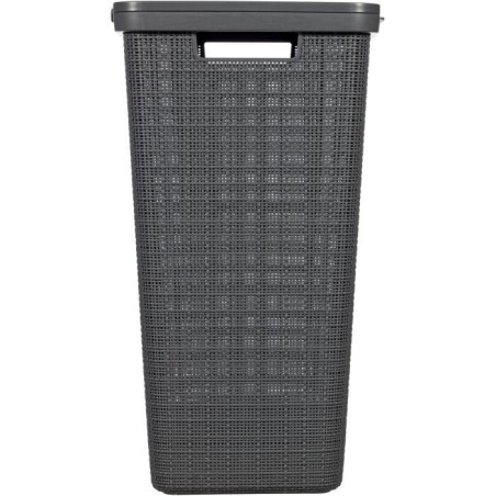 Coffre a Linge - CURVER - Jute 58L - 70% Plastique Recyclé - 34x43x60