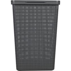 Coffre a Linge - CURVER - Jute 58L - 70% Plastique Recyclé - 34x43x60
