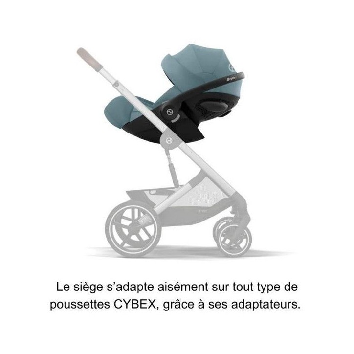 Siege auto i-size Cloud G Cybex Gold - 40 a 87 cm - naissance jusqu'a 13 kg - jusqu'a 2 ans - Stormy Blue Light blue (Plus)