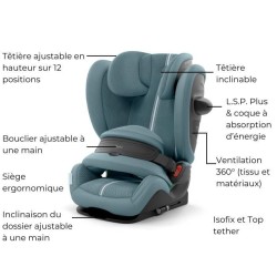 Siege auto Pallas G i-size Cybex Gold 76 a 150 cm - 9 a 50 kg - 15 moi