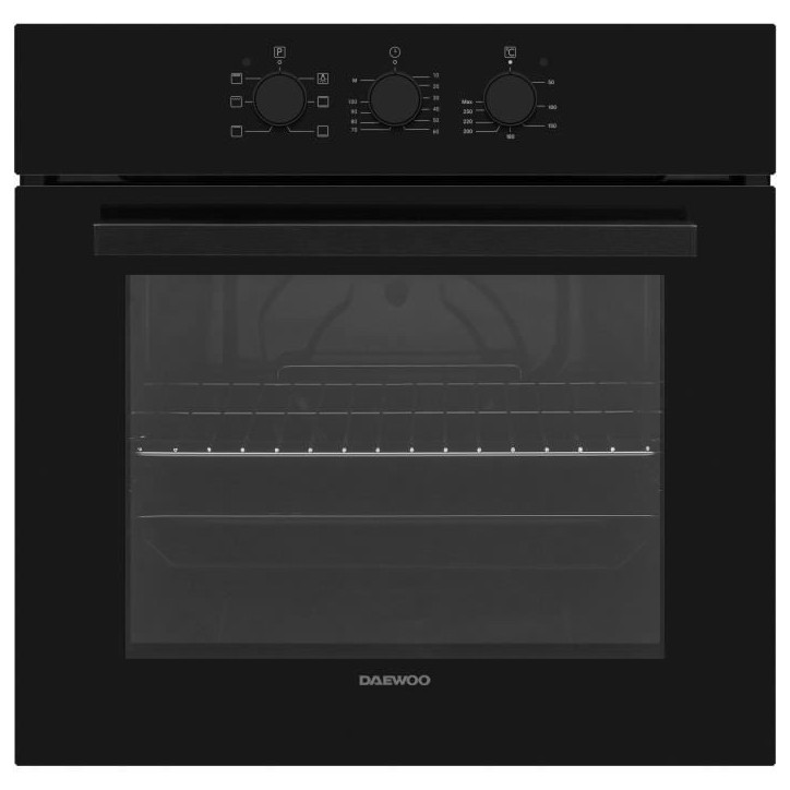 Four encastrable - Manuel - Convection naturelle - DAEWOO - BO6EM15GBNL - Noir - 59,5 x 57,5 x 59,5 cm