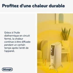 Radiateur bain d'huille Dragon4 DELONGHI - 1500W - 3 allures de chauff