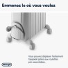 Radiateur bain d'huille Dragon4 DELONGHI - 1500W - 3 allures de chauff