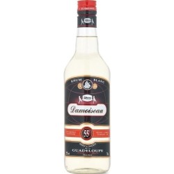 Rhum Damoiseau - Rhum agricole blanc - Guadeloupe - 55%vol - 70cl
