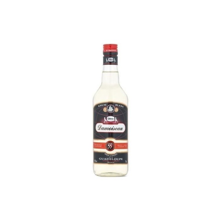 Rhum Damoiseau - Rhum agricole blanc - Guadeloupe - 55%vol - 70cl