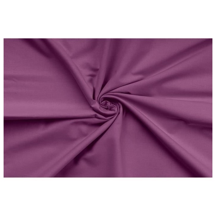 Parure de lit - 1 housse de couette 220 x 240 cm + 2 taies d'oreiller 60 x 60 cm - 100% coton renforcé - Violet Parure de lit - 1 housse de couette 220 x 240 cm + 2 taies d'oreiller 60 x 60 cm - 100% coton renforcé - Violet