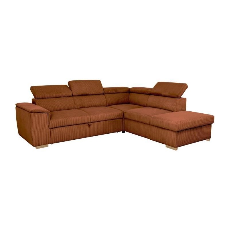 Canapé d'angle convertible réversible - 5 places - DAYTONA - Tissu V Canapé d'angle convertible réversible - 5 places - DAYTONA - Tissu V